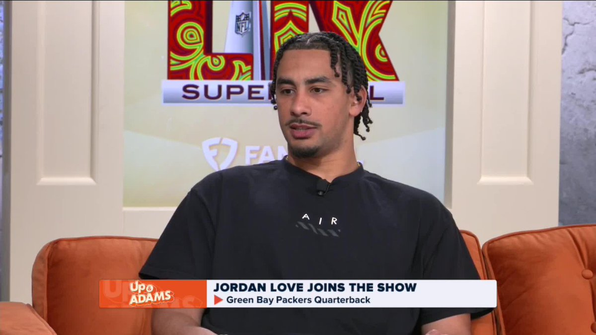 Do the Packers need to add a bonafide no. 1 WR for Jordan Love??? 🤔 Love: "It doesn't matter who we got... we'll find a way." Kay: "What if it's a guy who has my last name?" Love: "I'm not mad about it... Davante's my guy." 👀 Kay Adams JLove Green Bay Packers