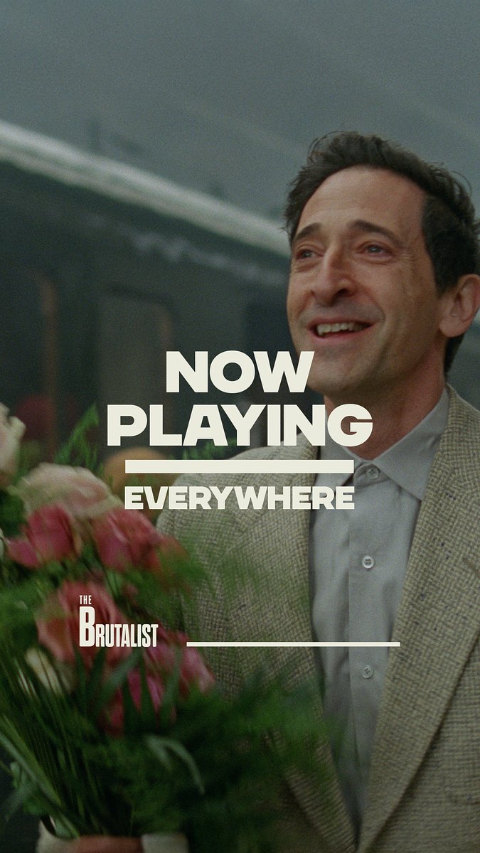 "An epic tale of American building and belonging." The Brutalist — nominated for 10 Academy Awards including Best Picture — is now playing in theaters everywhere.