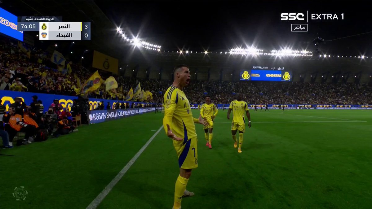 هدددددف!⚽️ الـSiii تحضر من جديد! 🔥 ثالث الأهداف النصراوية من رونالدو ⚽️ النصر 3 × 0 الفيحاء #دوري_روشن_السعودي ⁧#النصر_الفيحاء | #SSC