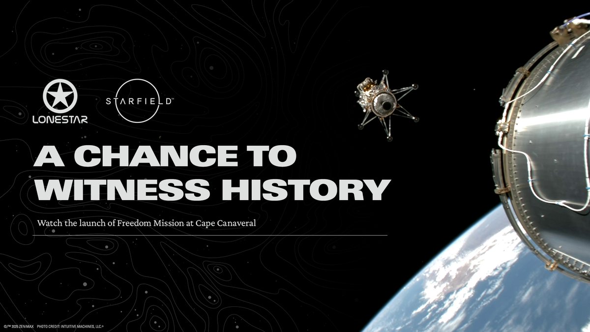 Witness history on February 26 when Lonestar’s Freedom Mission sends the first data center to the moon. 🚀 We’re celebrating this mission by sending ONE lucky fan (and a +1) to see the launch live at Cape Canaveral. Enter at the link: