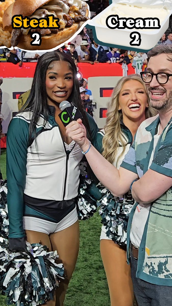 We sent joe barlow to the Super Bowl to ask this question. @eagles #cheerleaders