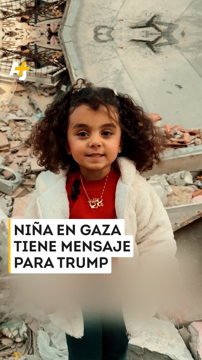 Trump quiere vaciar Gaza. Esta es la respuesta de Maria, una niña gazatí.