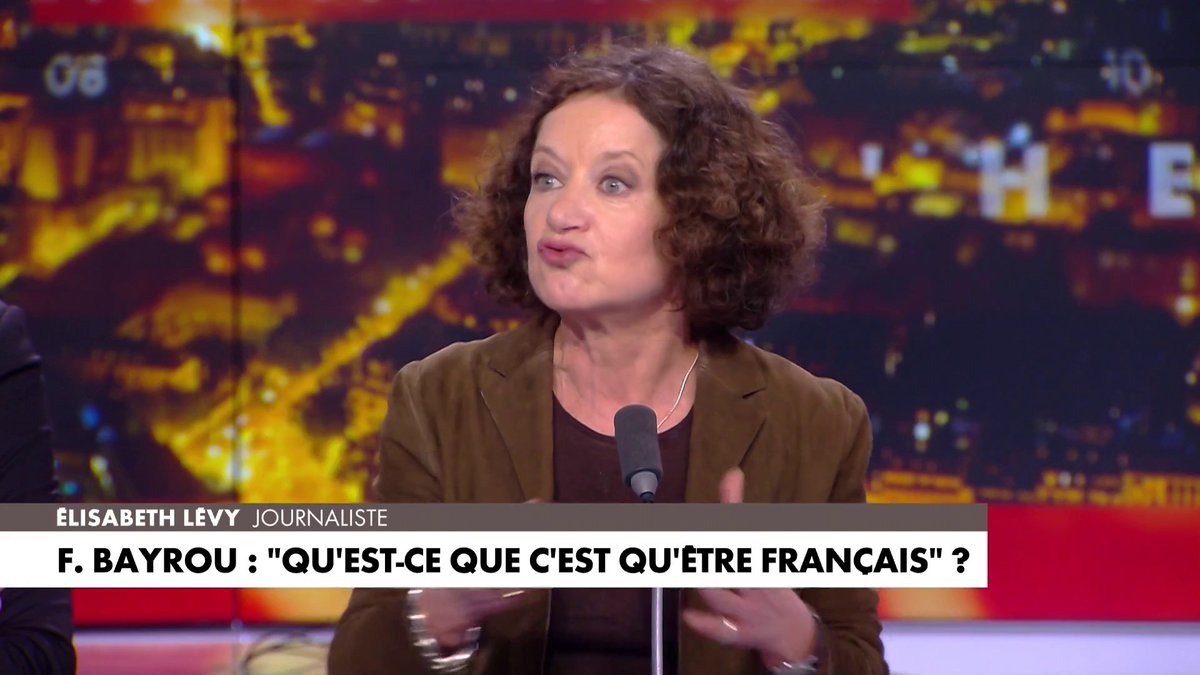 Elisabeth Lévy : «Être Français, ce n'est pas être d'une origine ethnique spécifique. La France a été ce pays qui a transformé en Français toutes sortes d'individus. Mais ça n'est pas non plus une nation aéroport.» #HDPros2WE