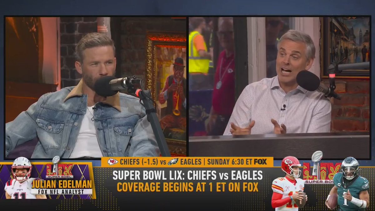 "He [Tom Brady] looked at me and didn't miss a beat. He said, 'I'm going for Jordan. I'm not going for Joe.'" Julian Edelman details Super Bowl comeback vs. Falcons
