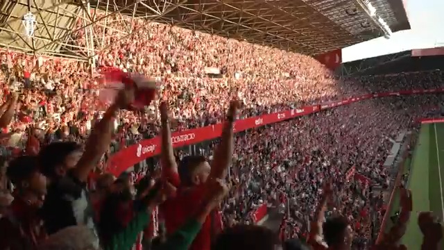 👊🏻 Ganas de El Molinón 🔴⚪. 𝐂𝐨𝐧𝐟𝐢𝐚𝐫, 𝐜𝐨𝐧𝐟𝐢𝐚𝐫 𝐲 𝐜𝐨𝐧𝐟𝐢𝐚𝐫. #RealSporting