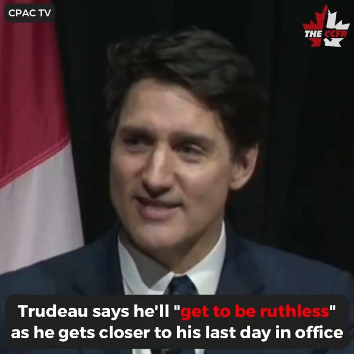 WATCH: 2 days ago, Trudeau told a crowd he was ‘emotional’ saying, “One of the things that comes with knowing you are on a countdown clock until your last day means you get to be really ruthless about things you want to do and don’t want to do.” What's he REALLY saying? #cdnpoli