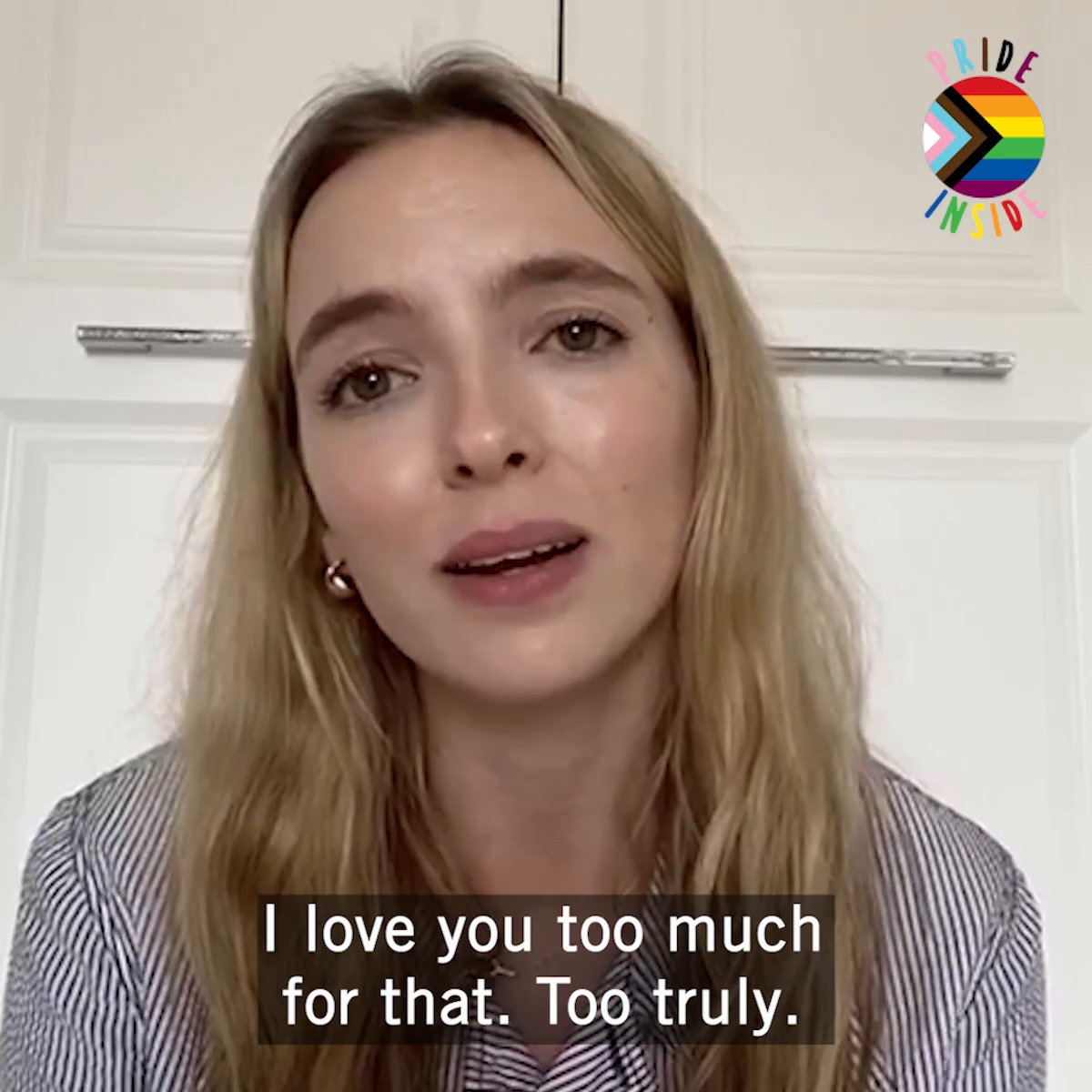 this three minute long video of jodie comer reciting a sapphic love letter is so important for the culture