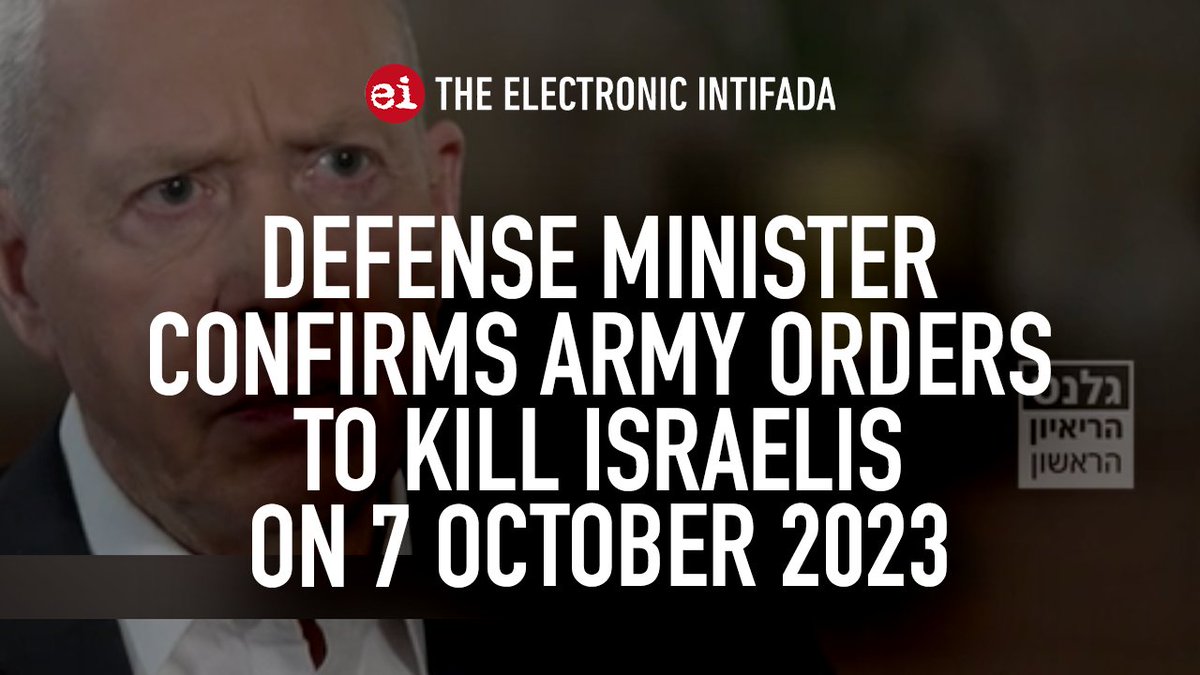 Watch: Israeli army was ordered to kill captive Israelis on 7 October, confirms defense minister