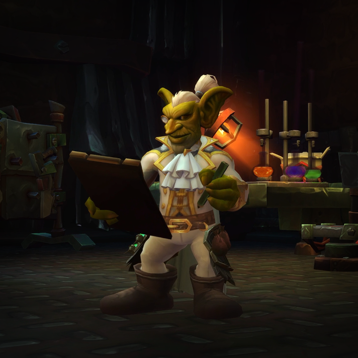 Meet Trade Prince Marin Noggenfogger, the potion mixer with the famous Elixir!