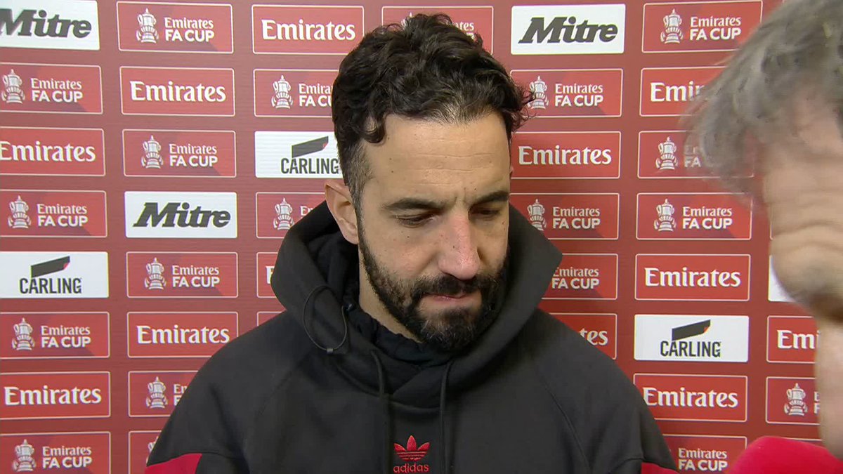 Ruben Amorim speaks following Manchester United's #EmiratesFACup fourth round win 🗣️