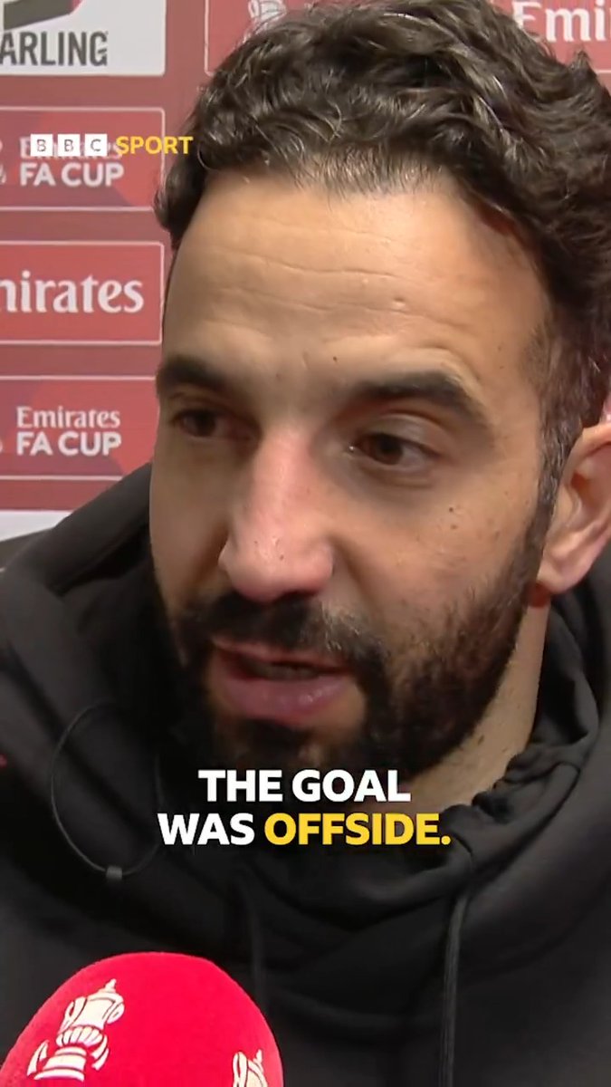 Incredible honesty from Ruben Amorim. 🗣 #FACup #ManUtd