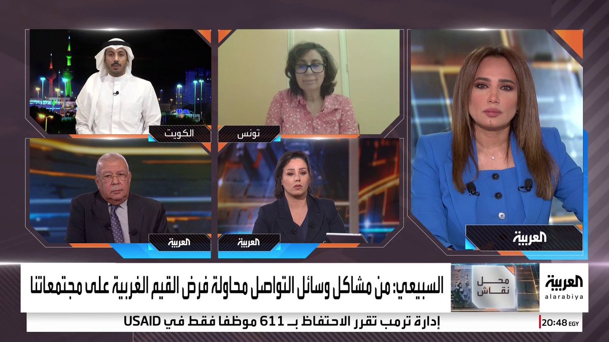 سجال في #محل_نقاش حول وضع ضوابط لمواقع التواصل.. المحامي عبدالعزيز السبيعي: لا قانون محلي يمكنه الحد من أضرارها".. والناشطة الحقوقية هاجر الحمادي ترد: وسائل التواصل الاجتماعي لعبت دورا كبيرا بفضح الأحداث التي لم نكن نعرفها.. ولها دور إيجابي بنشر قضايا حقوق الإنسان #قناة_العربية