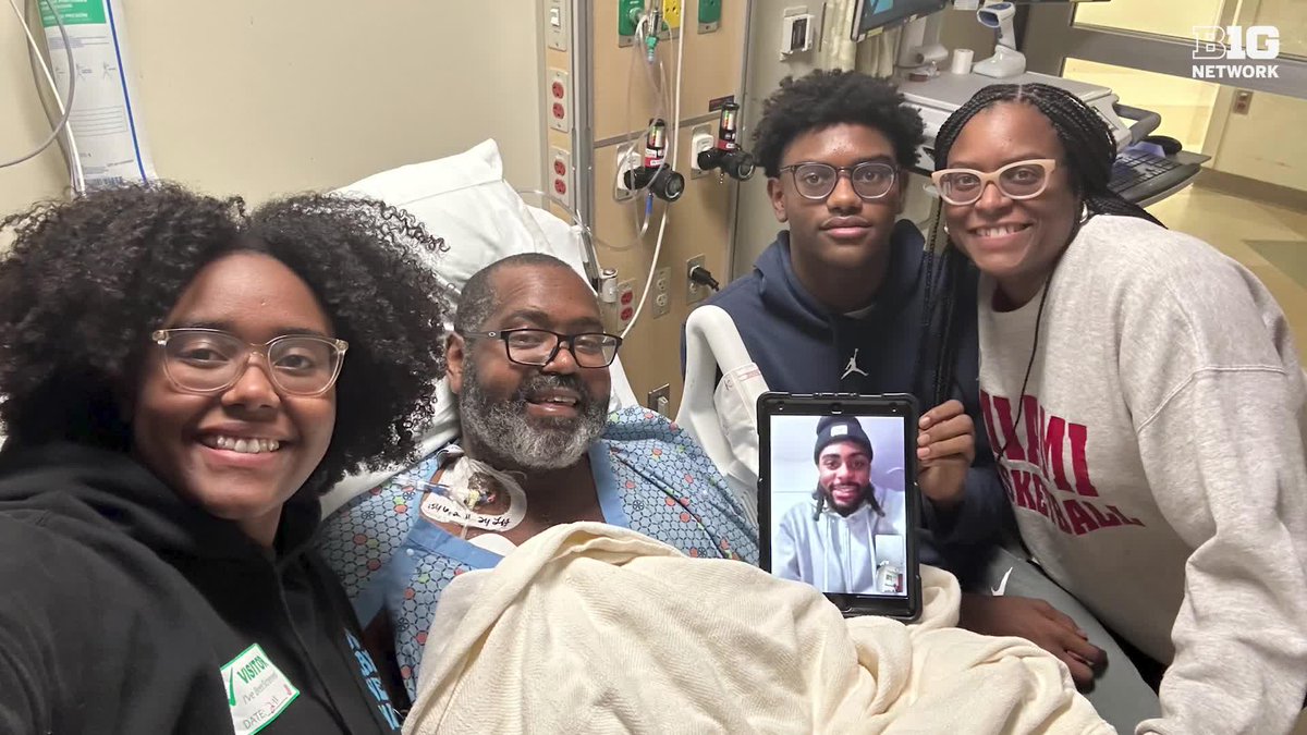 Evan Mahaffey’s dad is his Superman 🫶 The Journey profiles the strong connection between the Ohio State Hoops’ guard and his father after having heart replacement surgery and one of his legs amputated. #B1GMBBall x Evan Mahaffey