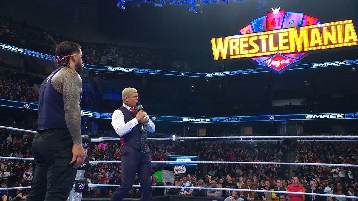 Decisions, decisions, decisions... Who should Jey Uso face at #WrestleMania? 🤔 #SmackDown