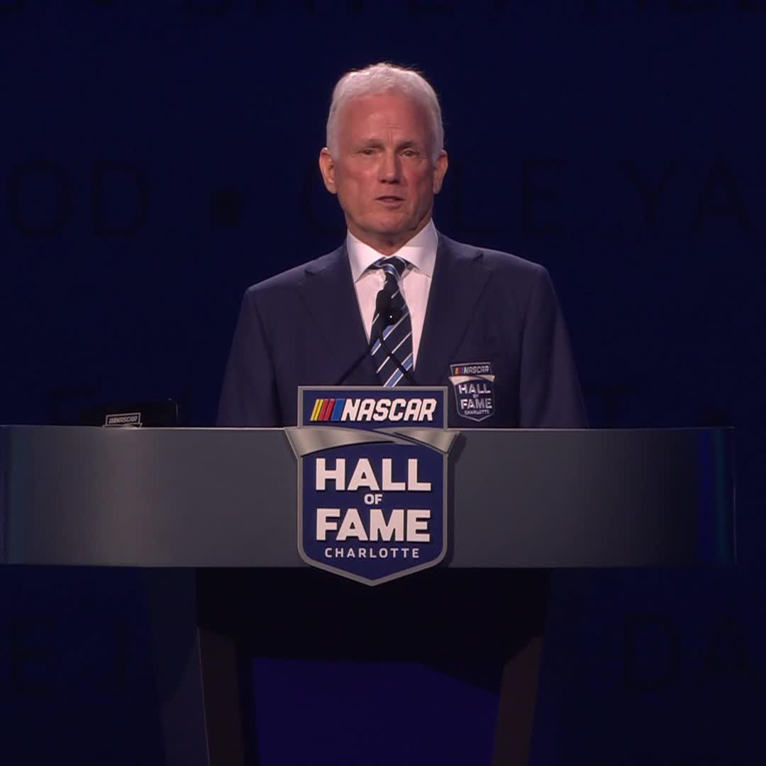 A remarkable career with a great support system. Ricky Rudd with this touching message on Friday night.