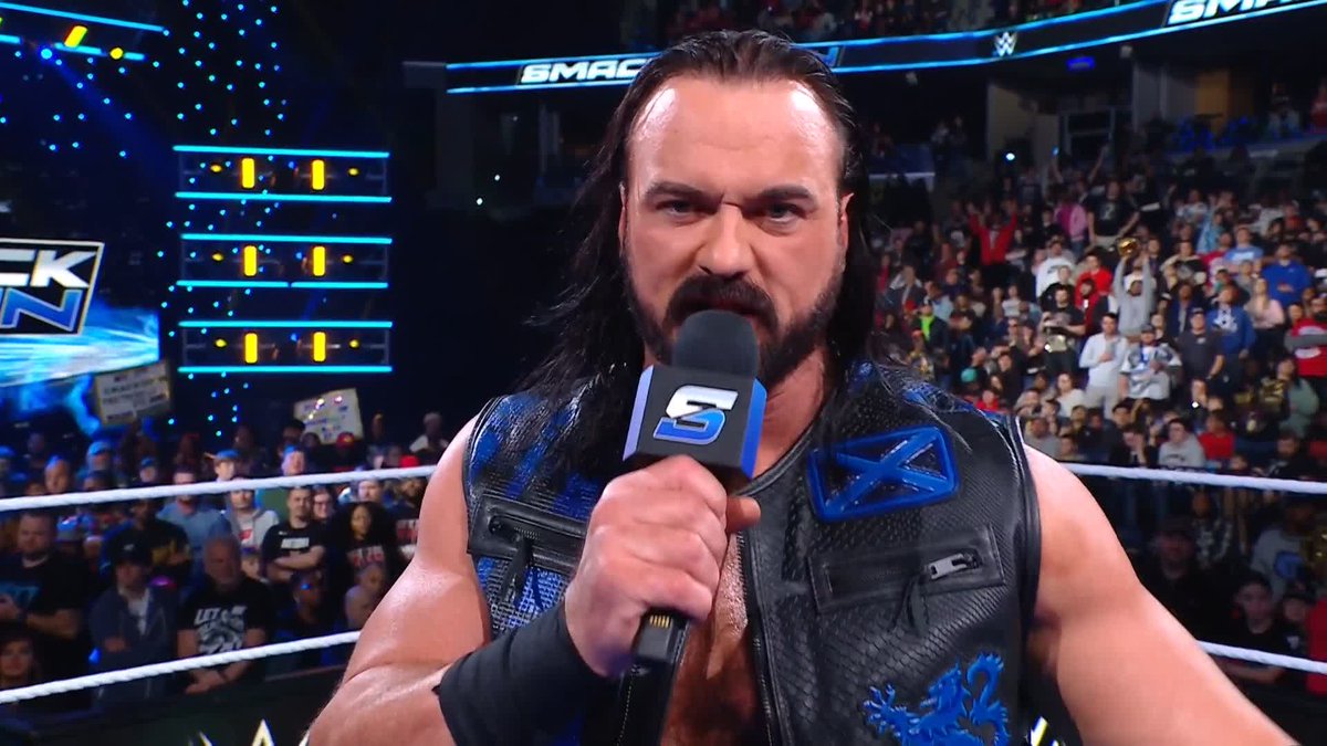 .Drew said: I'm too handsome for this 🤭 #SmackDown