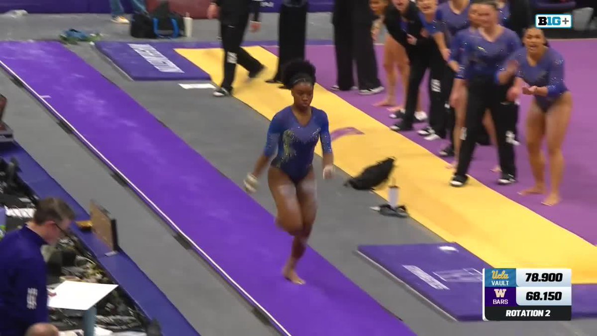 When Chae_Jada nods like that, you know it's good. 9.925 for Chae! 💻: B1G+ #GoBruins