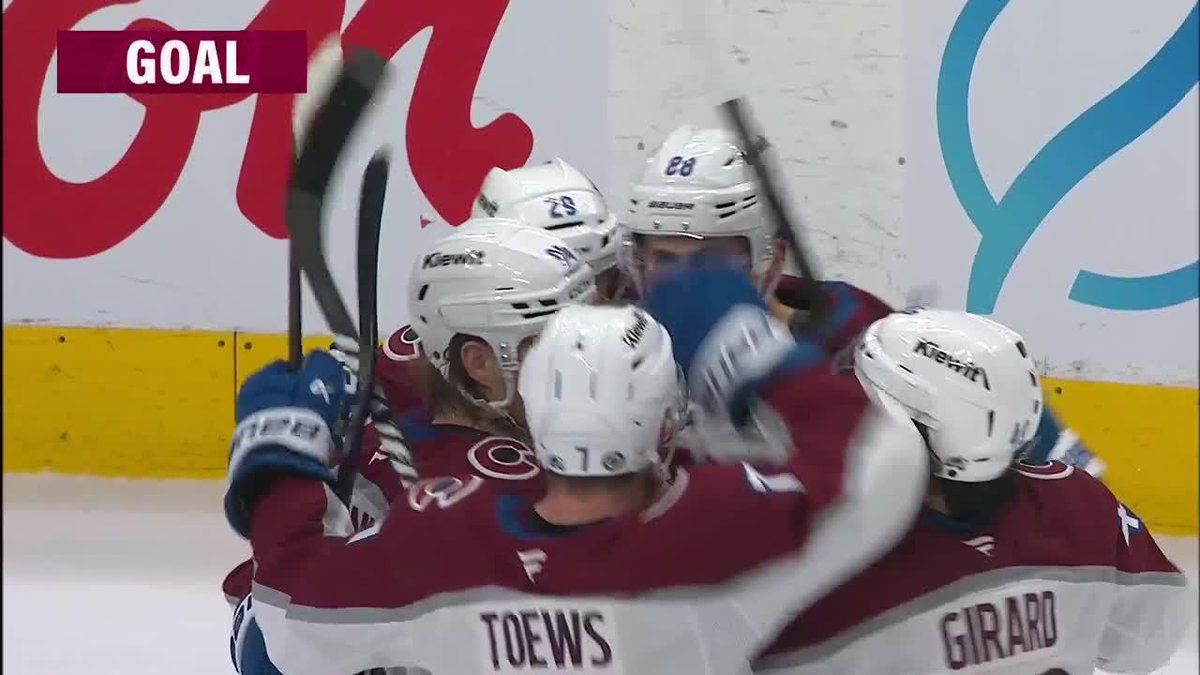 An absolute laser from Necas 👏 #GoAvsGo