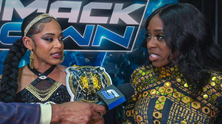 EXCLUSIVE: After locking up her chance to compete inside the Elimination Chamber, WWE Women's Tag Team Champion Bianca Belair is ready and states that Naomi will soon join her. #WWEChamber #SmackDown