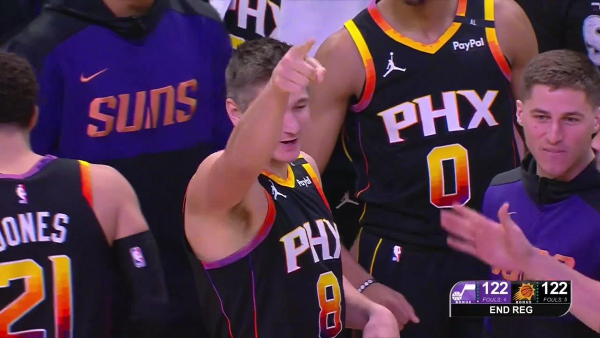 GRAYSON ALLEN SENT IT TO OT FOR THE SUNS 🚨 He only had 0.9 seconds to catch and shoot 😳