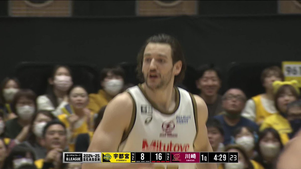めちゃくちゃ速い...🏃‍♂️💨 川崎#25 アレンの速攻ダンク！ 川崎ブレイブサンダース⚡️川崎からバスケの未来を⚡️ 📡バスケットLIVEで生配信中 #Bリーグ #りそなグループ