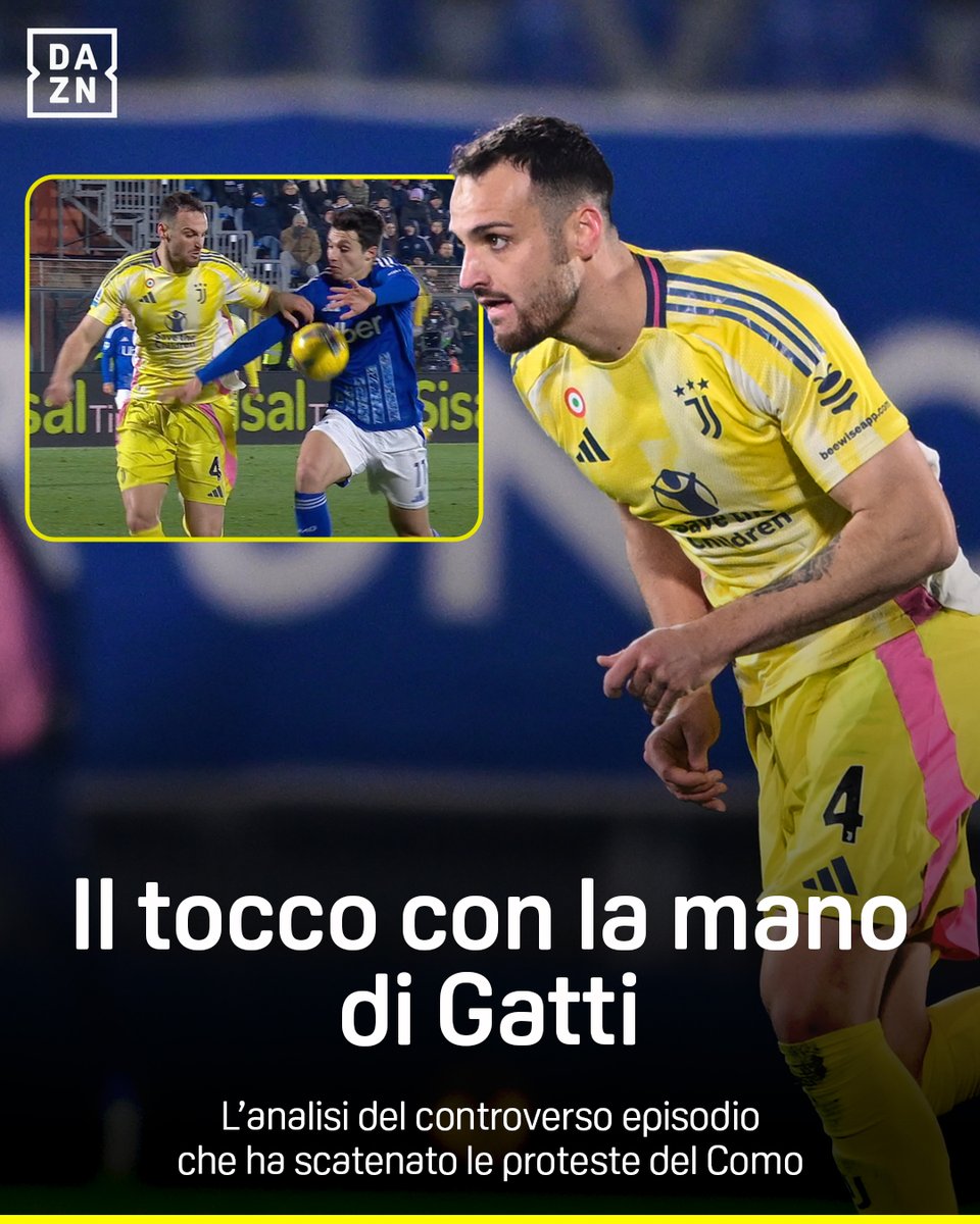 Il presunto fallo di mano di Gatti 🖐️⚽ L'analisi dell'episodio che ha scatenato le proteste del Como 🤯 #ComoJuve #SerieAEnilive #DAZN