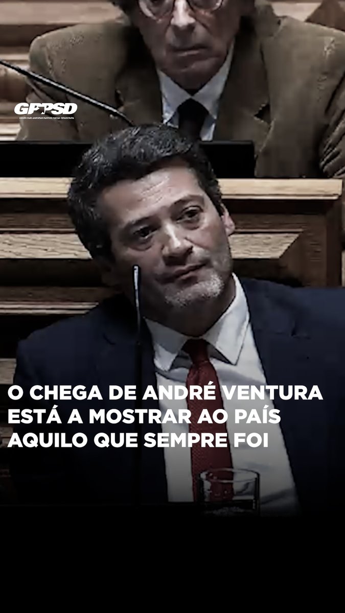 O Chega de André Ventura está a mostrar ao País aquilo que sempre foi.
