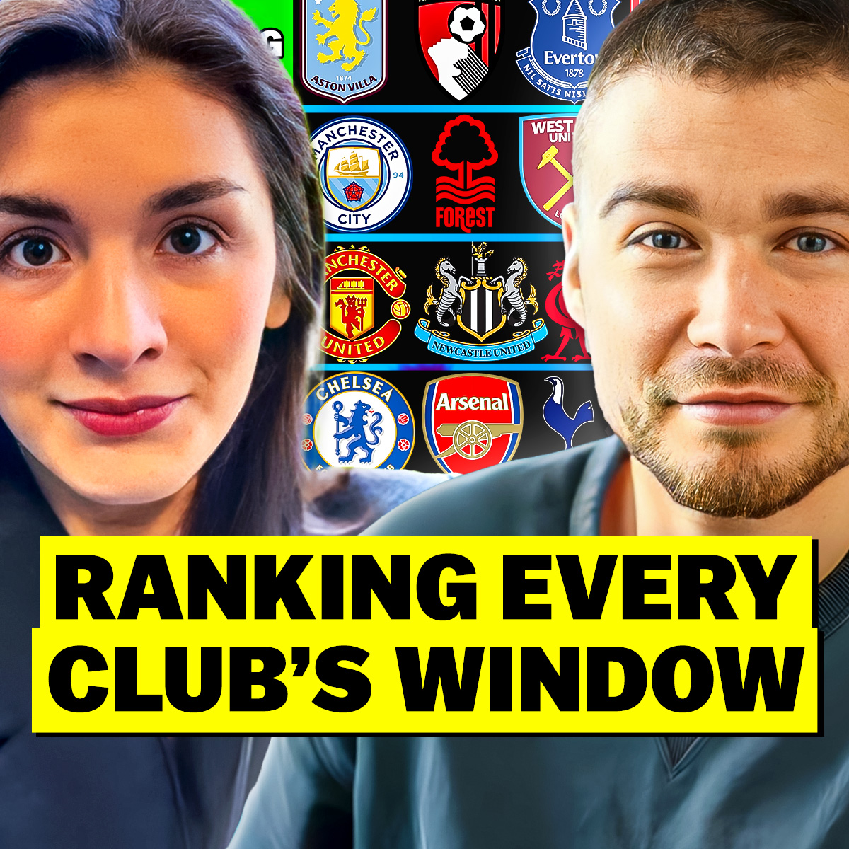 Should Crystal Palace have accepted Spurs' £70m bid for Marc Guehi? 🤔 James Allcott and Nieve Petruzziello rank every Premier League club's January transfer window, which includes this, one of many, HEATED debates. ♨️