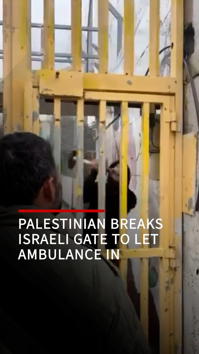 A Palestinian man broke through an Israeli installed gate to his house to allow an ambulance to reach his critically ill mother in Beit Ijza, northwest of Jerusalem. The only entrance to Sabri Gharib's family home is through the electronic gate, which is controlled by Israeli occupation forces, and has been broken for 2 days, with officials claiming a malfunction. Their home is surrounded by the illegal Kfironah Hadashah settlement, leaving them effectively prisoners in their own property.