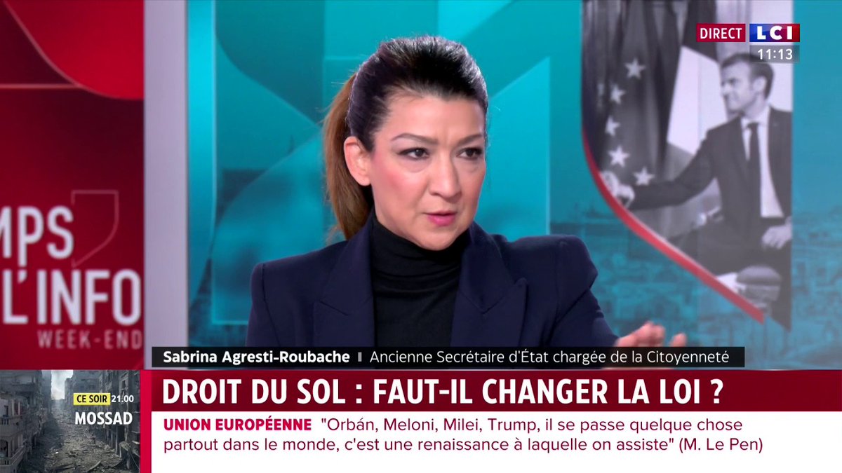 🗣️"J'en veux énormément à cette gauche qui a trahi tout ce en quoi les enfants des quartiers populaires ont cru. Ils ont tout mis sous le tapis et ont fait de nous des victimes" : Sabrina Agresti-Roubache ➡️ Le Temps de l'Info avec Paola Puerari.