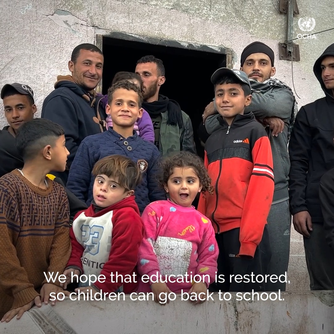 While in #Gaza, Tom Fletcher visited a school run by UNRWA, seeing first-hand the challenges children are facing. Hundreds of thousands are missing out on education. "We must give the children of Gaza the opportunity to get an education."