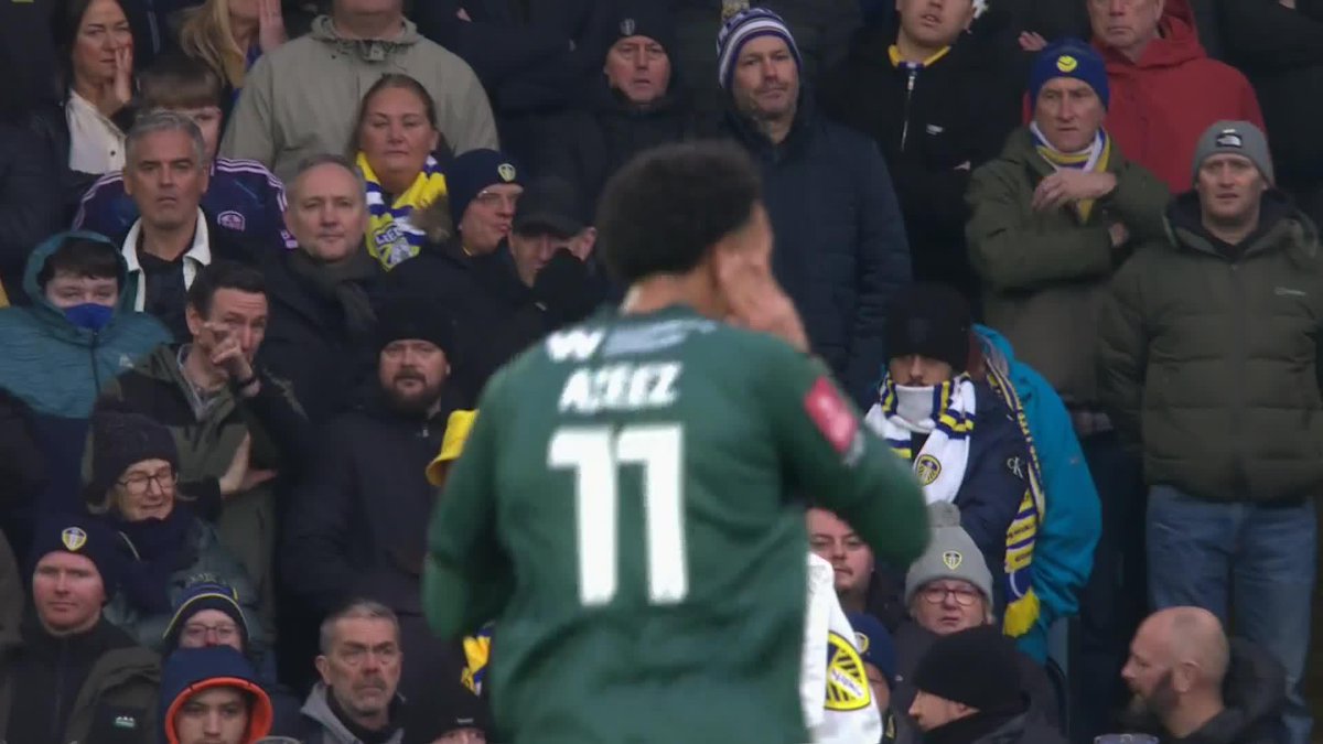 It's a wicked deflection, but Femi Azeez won't mind 🤷 Millwall FC have scored first in this derby! 🦁 #EmiratesFACup