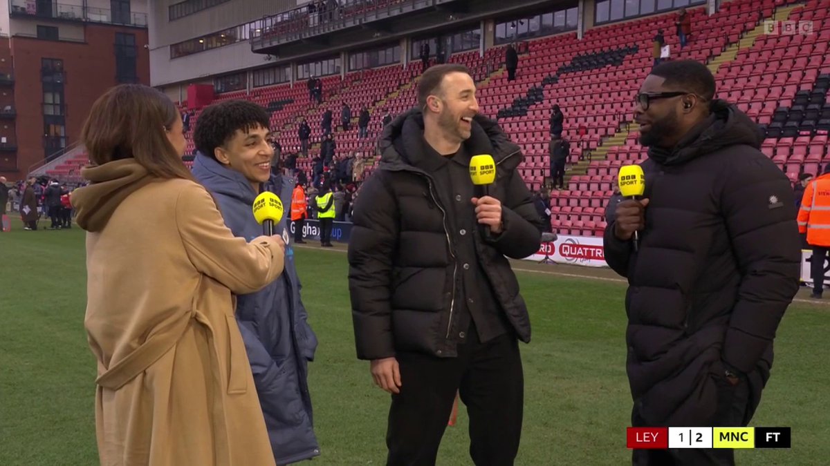 "The whole nation wanted City to lose.. apart from City fans." Rico Lewis: "To be fair, I think you're right."