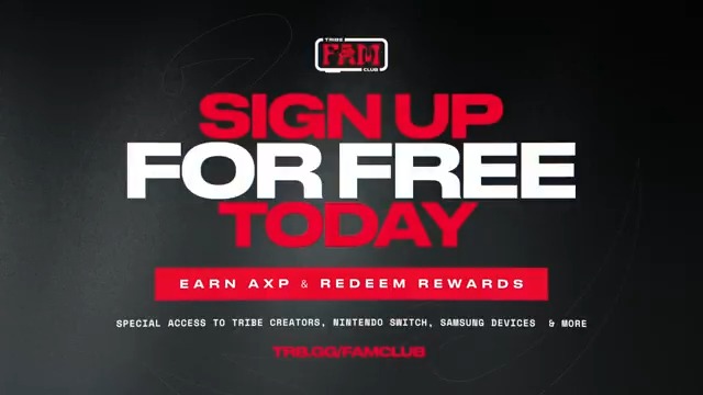If you're not in the Tribe Fam Club, join the Tribe Fam Club. What is it? - IT'S FREE TO SIGN UP - Earn AXP by simply engaging with our content - Redeem rewards including merch, gift cards, Samsung products, meeting Tribe Creators, and more!