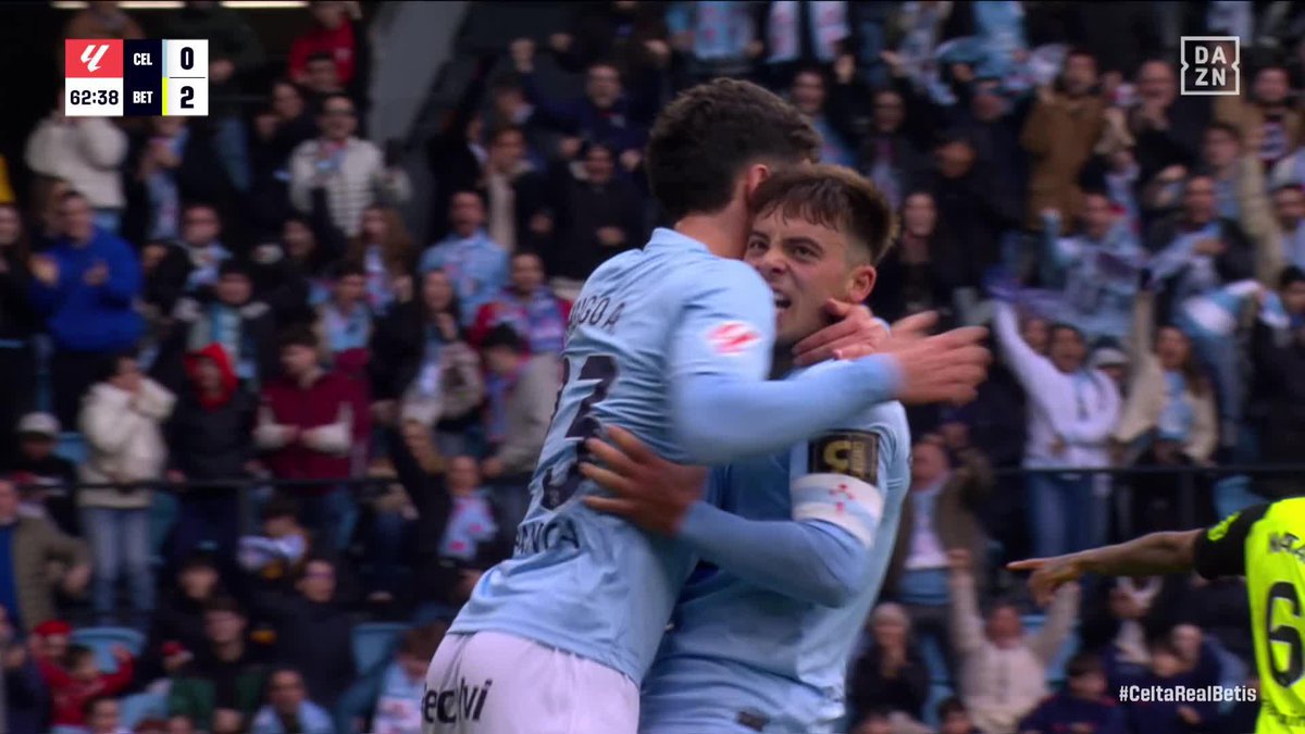 Un capitán que es pura alma, un Fran Beltrán que abrió el camino de la remontada con un GOLAZO 💪🏻🎯 Celta #LALIGAenDAZN ⚽