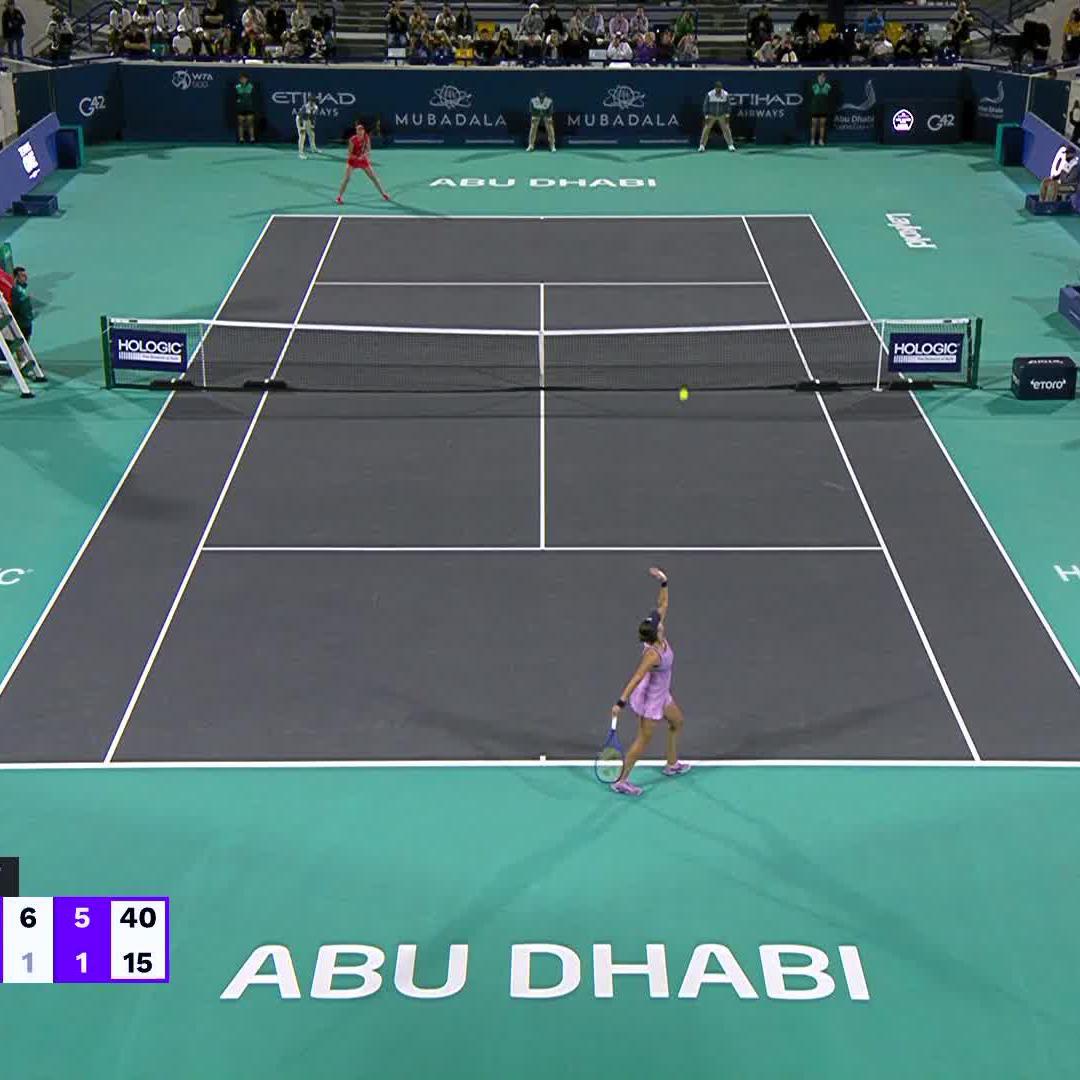First title as a mom 🥹 Belinda Bencic leaves it all on the court to capture her ninth WTA singles title! #MubadalaAbuDhabiOpen