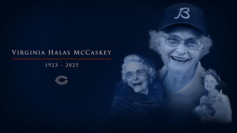 Virginia Halas McCaskey’s legacy is her love for family &amp; the Chicago Bears.