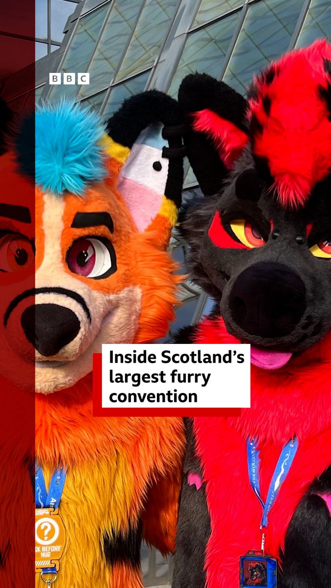 Hundreds of people have gathered in Glasgow for Scotland's only furry convention. Read more ➡️