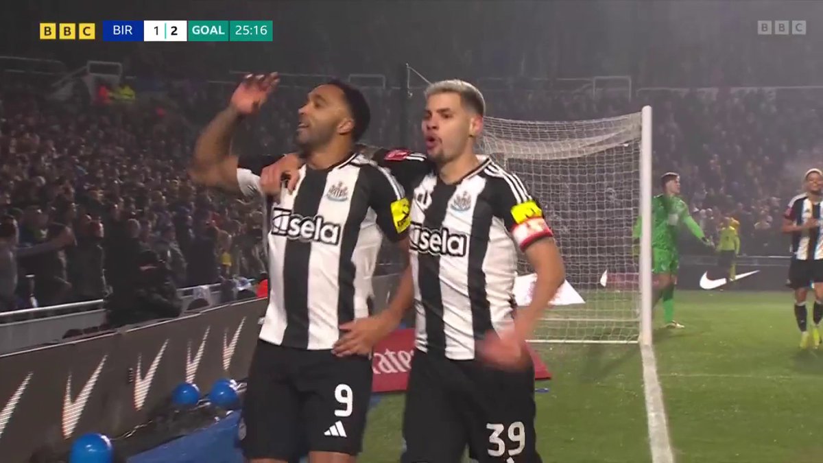 Callum Wilson is back in the team and back among the goals 🎯 Two quick goals for Newcastle and they're in front 🔥 #FACup
