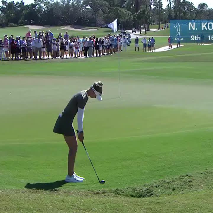 So when's the masterclass in chipping Nelly Korda? Tune in now on NBC Sports Digital!