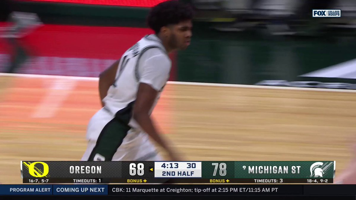 Jase Richardson cooked 'em with the HANDLES 😤 That bucket got Pops HYPE! Jase Richardson x Michigan State Men's Basketball