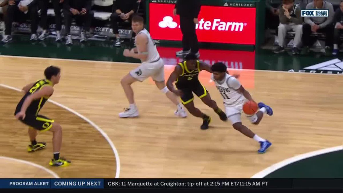 JASE RICHARDSON MY GOODNESS ‼️‼️ Michigan State Men's Basketball #B1GMBBall on FOX 📺