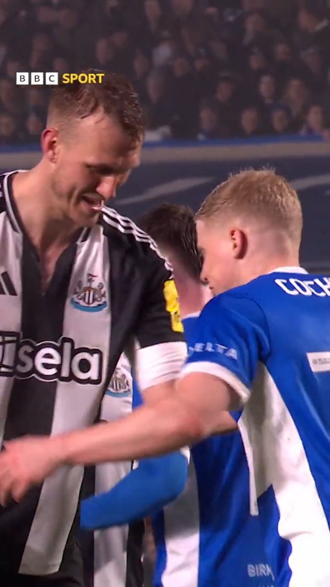 "His head's below Burn's chin!" Dan Burn meeting his match 😅 #FACup
