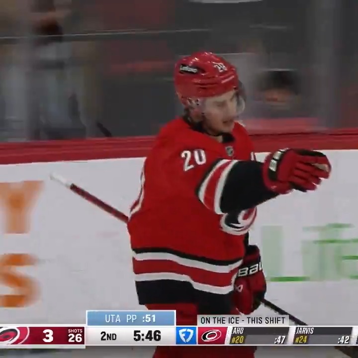 May someone love you as much as Seth Jarvis and Sebastian Aho love scoring shorthanded