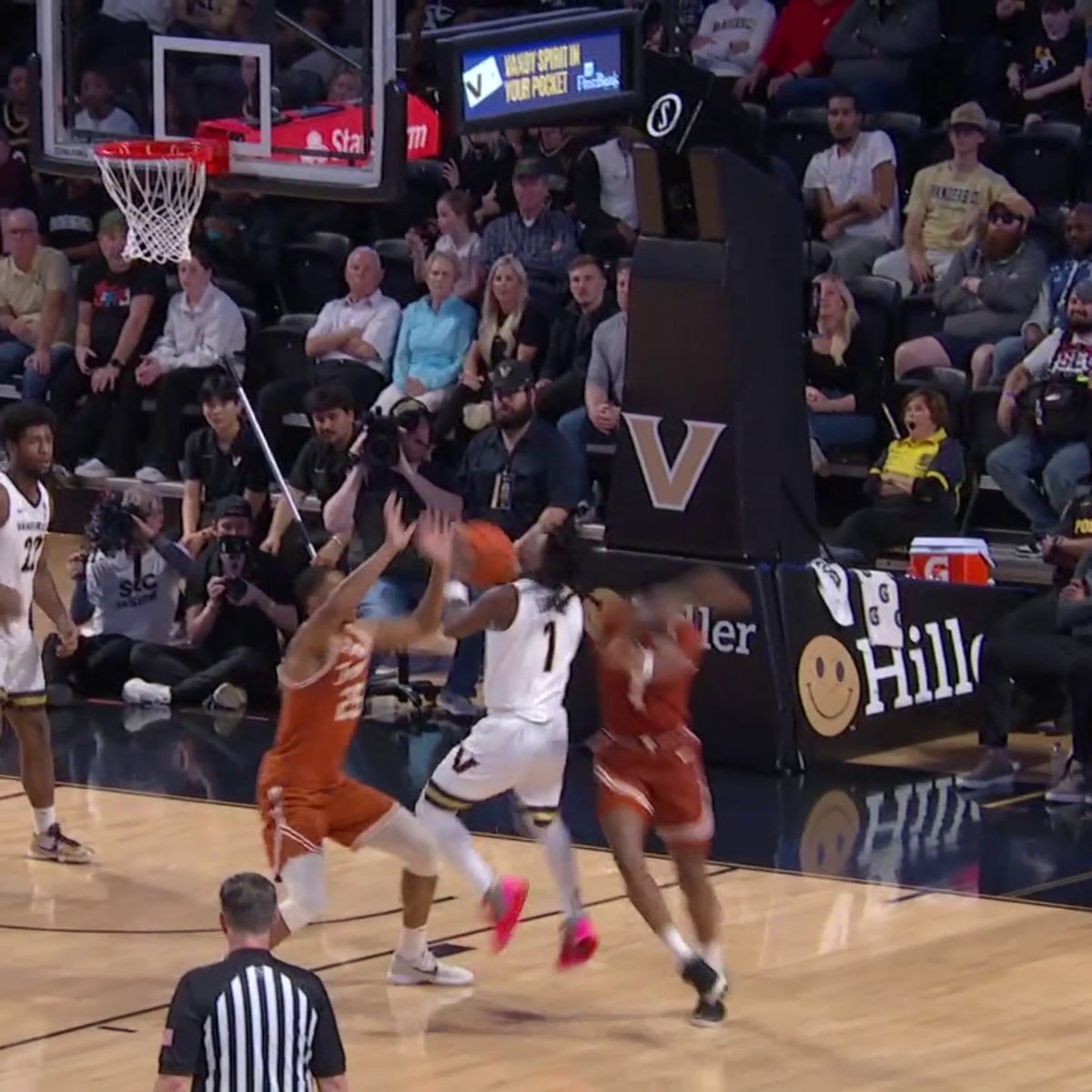 The spin. The pump fake. COUNT IT 🤯 Vanderbilt Men's Basketball