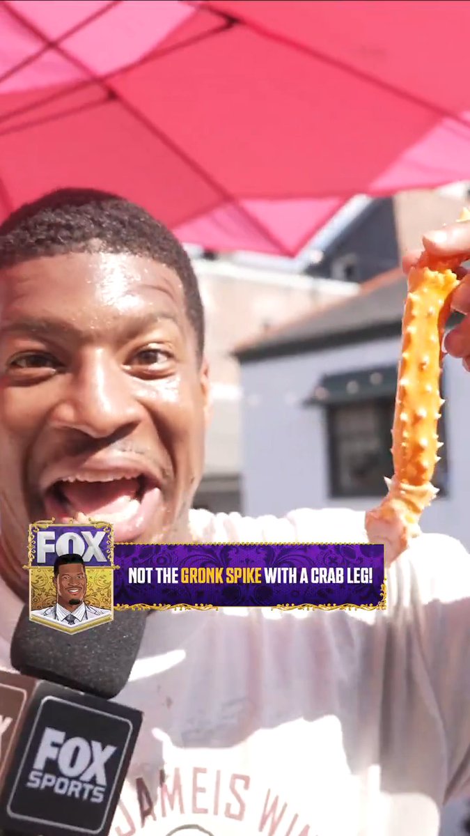 JAMEIS IS TOSSING CRAB LEGS TO FANS FROM THE BALCONY #JameisOnFOX | Jameis Winston