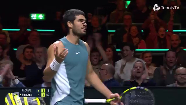 BREAKING: Supernatural activity has occurred in Rotterdam 🚨🌍 Carlos Alcaraz is out of this world!!! ABN AMRO Open | #abnamroopen