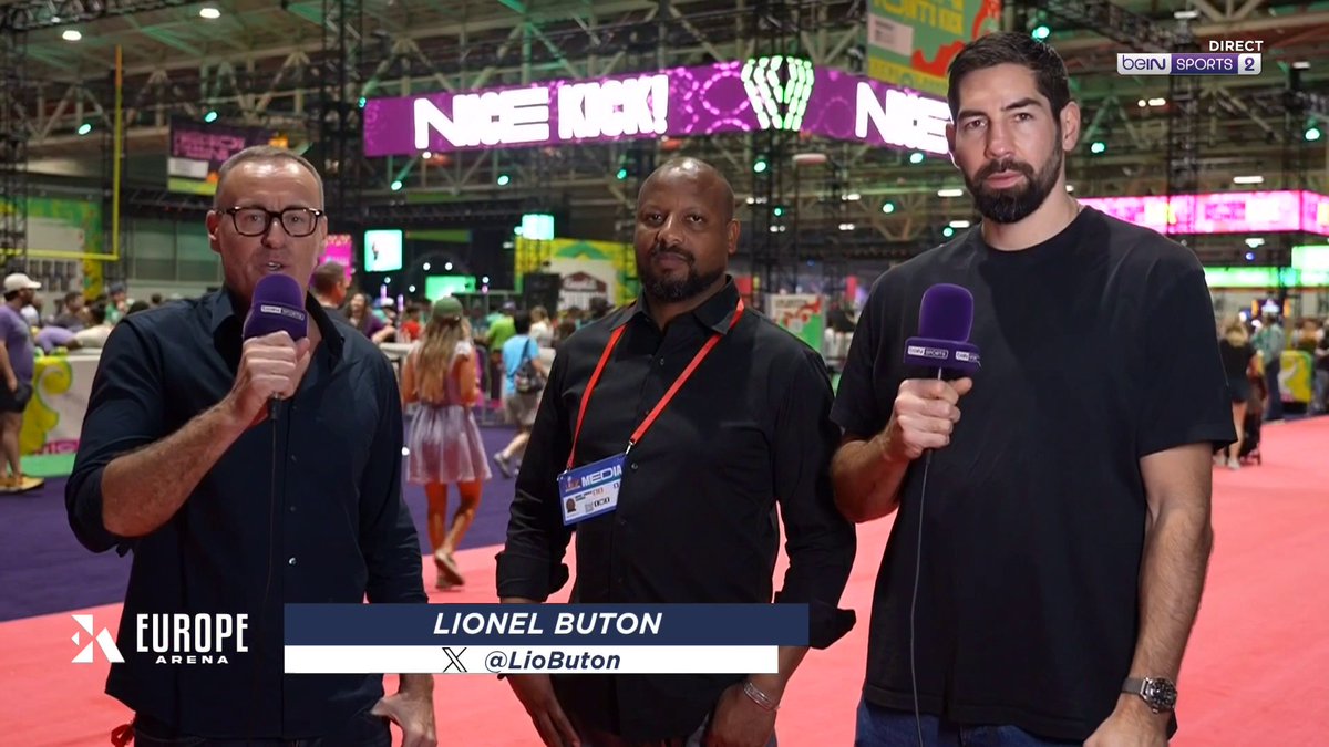 🏈 #NFLExtra #NFL 👀 À presque 24 heures du #SuperBowlLIX, nos envoyés spéciaux Lionel Buton (LIONEL BUTON), Nikola Karabatic (NIKOLA KARABATIC) et Marc-Angelo Soumah (Marc-angelo SOUMAH) nous emmènent dans la gigantesque fanzone de la Nouvelle-Orléans !