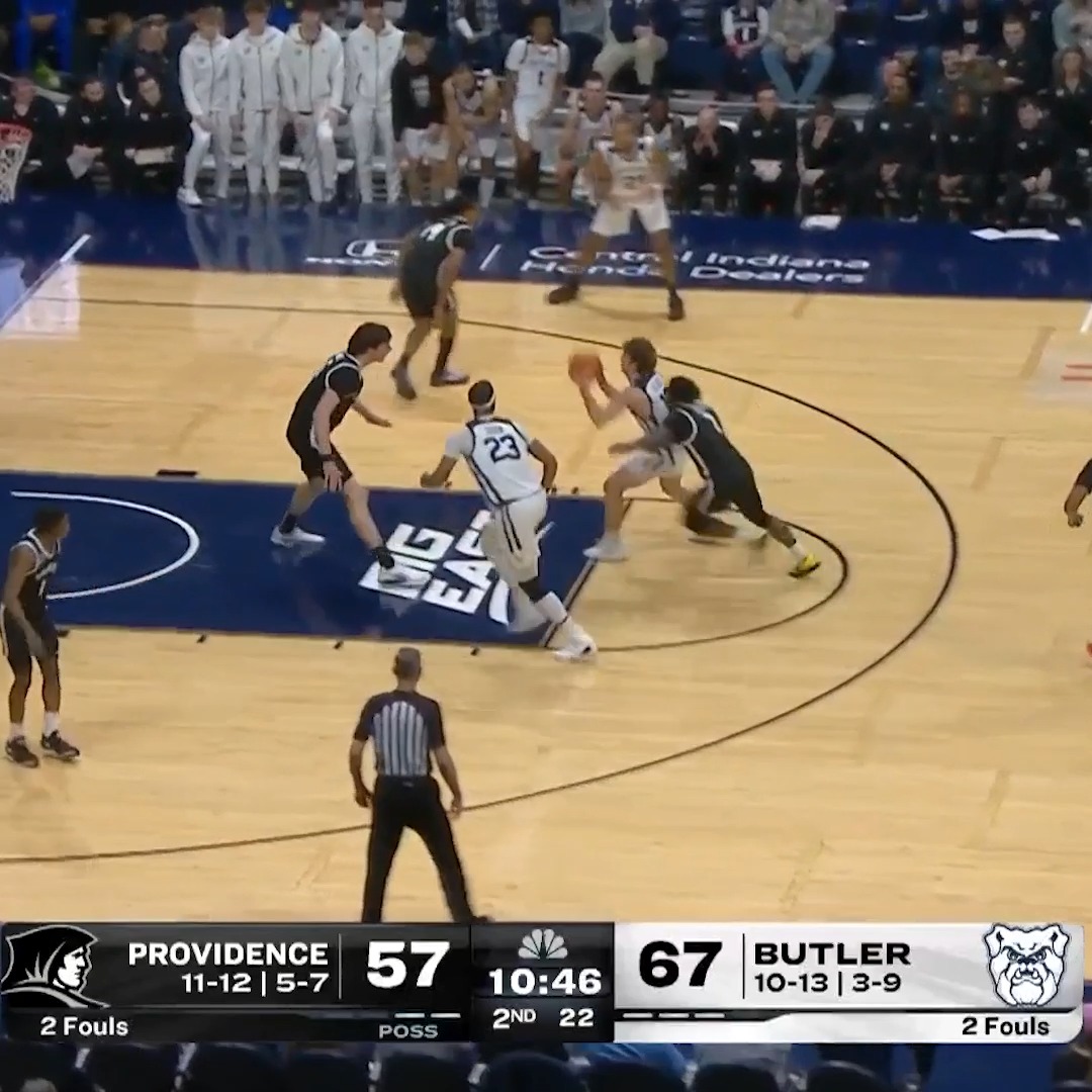 🗣️ AND ONE! Just listen to that Butler crowd. 🙌 📺 Peacock