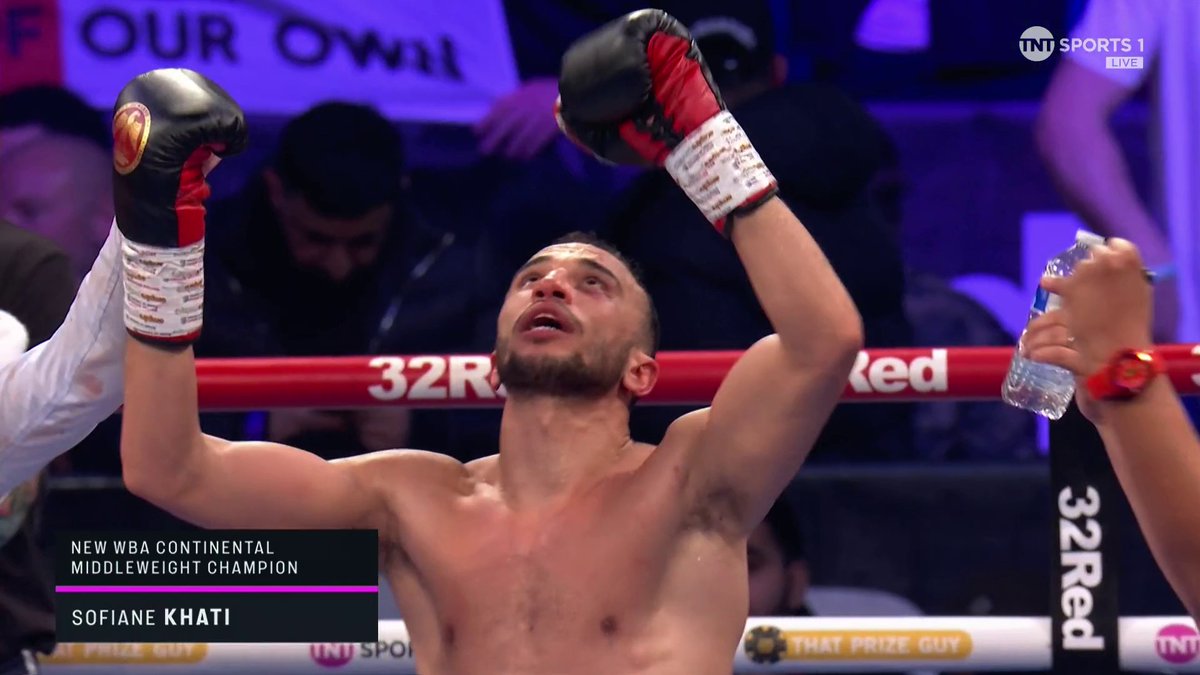 Sofiane Khati is the NEW WBA Continental Middleweight champion 🇫🇷 #ChisoraWallin | LIVE on TNT Sports & discovery+ UK